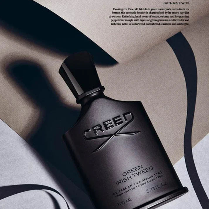 Creed Green Irish Tweed Eau De Parfum for Men 3.3oz 100ml